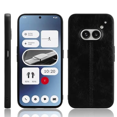 SKALO Nothing Phone (2a) Plus PU-nahkainen hybridikuori - Musta