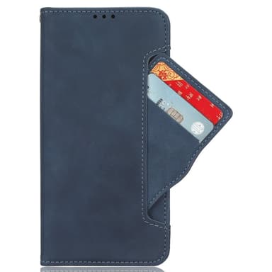 SKALO Nothing Phone (2a) Plus 6-lokeroa Lompakkokotelo - Sininen