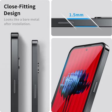SKALO Nothing Phone (2a) Plus Magic Shield Metal Magnetic Ring - Musta