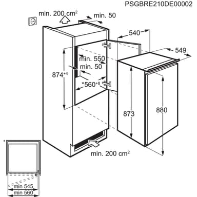 Electrolux Jääkaappi LFB2AE88S
