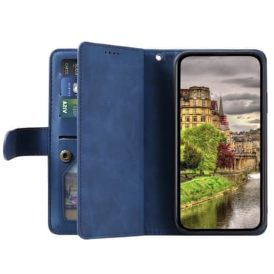 Google Pixel 9A Kuori Vetoketjutaskulla ja 9 Korttipaikalla