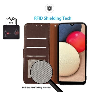 HAZNEH Google Pixel 9A Lompakkokotelo Litchi-kuvio Puhelinkotelo