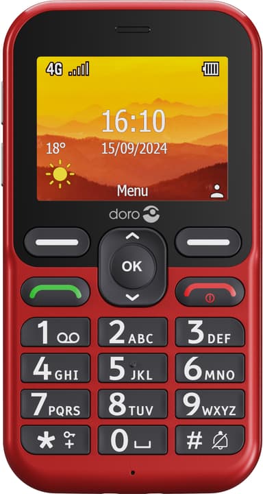 Doro Leva L11 matkapuhelin (punainen)