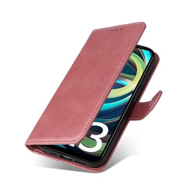 SKALO Xiaomi Redmi A3 PU-nahkainen Lompakkokotelo - Pinkki