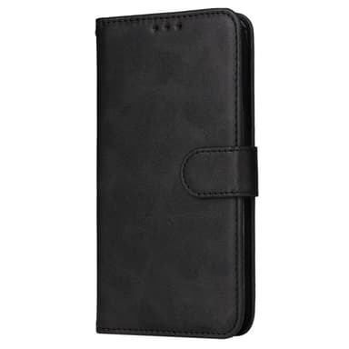 SKALO Xiaomi Redmi Note 13 Pro 5G PU-nahkainen Lompakkokotelo - Musta
