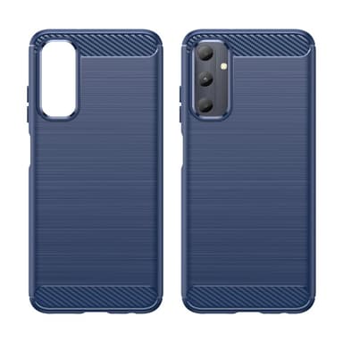 SKALO Samsung A05s 4G Armor Carbon Iskunkestävä TPU suojakuori - Sininen