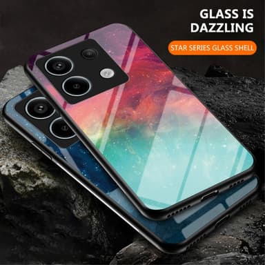 SKALO Xiaomi Redmi Note 13 Pro 5G Sky karkaistu lasi TPU-suojakuori - #1