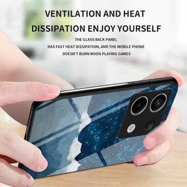 SKALO Xiaomi Redmi Note 13 Pro 5G Sky karkaistu lasi TPU-suojakuori - #1
