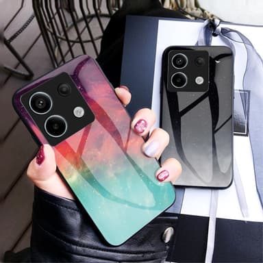 SKALO Xiaomi Redmi Note 13 Pro 5G Sky karkaistu lasi TPU-suojakuori - #1