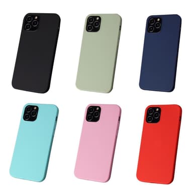 SKALO iPhone 15 Pro Ultraohut TPU-kuori - Tummansininen