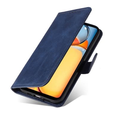 SKALO Xiaomi Redmi 13C 4G PU-nahkainen Lompakkokotelo - Sininen