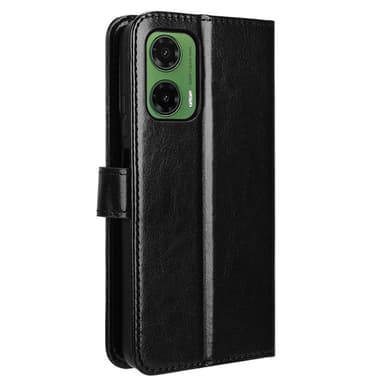 SKALO Motorola Moto G35 5G PU-nahkainen Lompakkokotelo - Musta