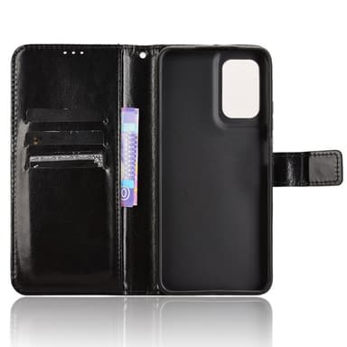 SKALO Motorola Moto G35 5G PU-nahkainen Lompakkokotelo - Musta