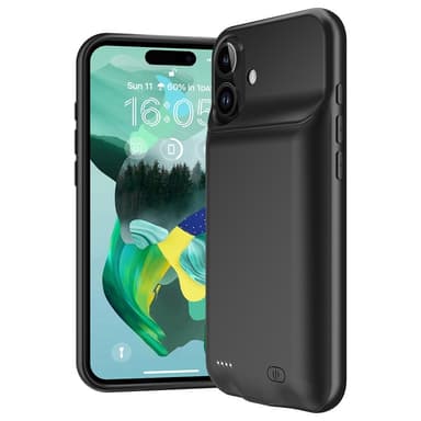 iPhone 16 Plus 7000mAh ladattavalle akkukuoren latauskotelolle Powerbank