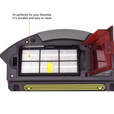 10 kpl pölynimurin suodattimia iRobot Roomba 860/870/871/880/960/980 -imureille