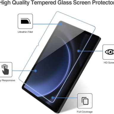 Karkaistu lasinen näytönsuoja Samsung Galaxy Tabille (2 kpl) Samsung Galaxy Tab S9 FE