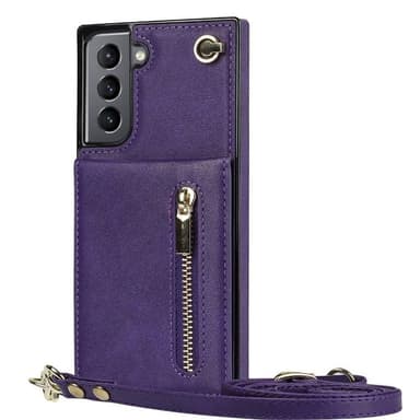 Zipper kaulakorukuori Samsung Galaxy S24 Plus - Violetti