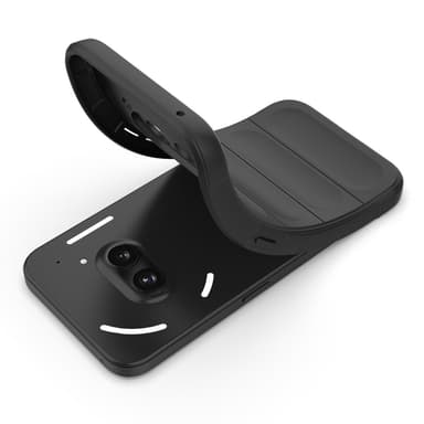 SKALO Nothing Phone (2a) Rugged Bumpers TPU-suojakuori - Musta