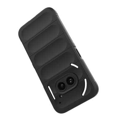 SKALO Nothing Phone (2a) Rugged Bumpers TPU-suojakuori - Musta