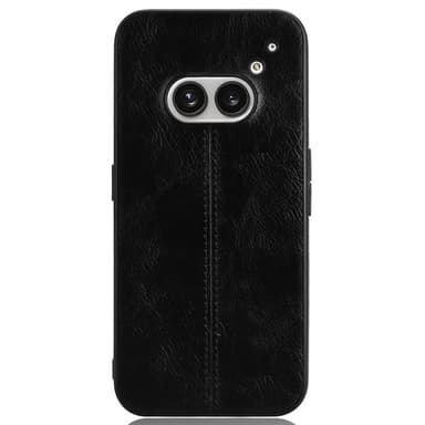 SKALO Nothing Phone (2a) PU-nahka Hybridi Suojakuori - Musta