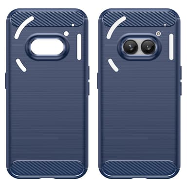 SKALO Nothing Phone (2a) Armor Carbon Iskunkestävä TPU suojakuori - Sininen
