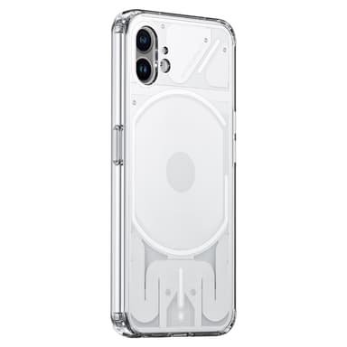 SKALO Nothing Phone (1) Iskunkestävä Clear Hybridi Suojakuori - Läpinäkyvä