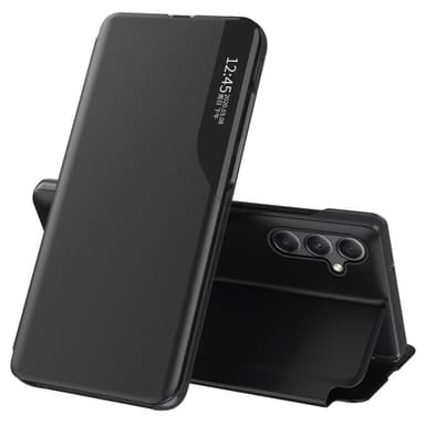 SKALO Samsung A34 5G Clear View Window Case - Musta