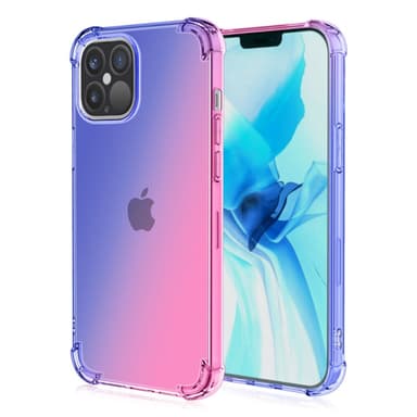 SKALO iPhone 15 Pro Max Gradientti Erittäin vahva TPU-kuori - Sininen/Pinkki