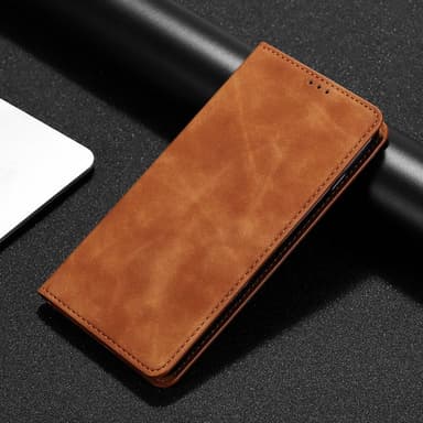 SKALO Nothing Phone (1) Slim Premium Lompakkokotelo - Vaaleanruskea