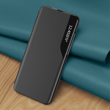 SKALO Samsung S24+ Clear View Window Case - Sininen