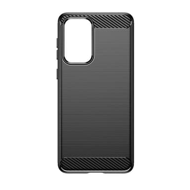 SKALO Samsung A53 5G Armor Carbon Iskunkestävä TPU suojakuori - Musta