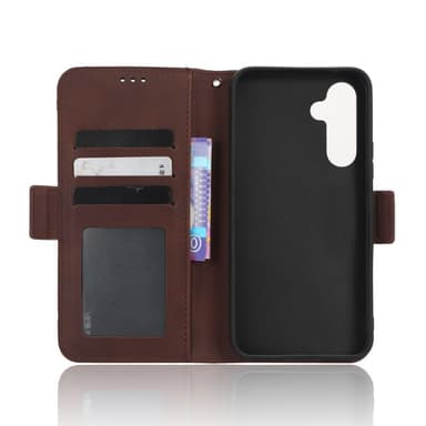 SKALO Samsung A54 5G 6-lokeroa Lompakkokotelo - Ruskea