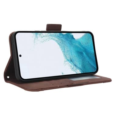 SKALO Samsung A54 5G 6-lokeroa Lompakkokotelo - Ruskea