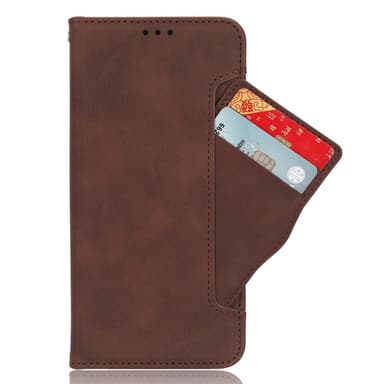 SKALO Samsung A54 5G 6-lokeroa Lompakkokotelo - Ruskea