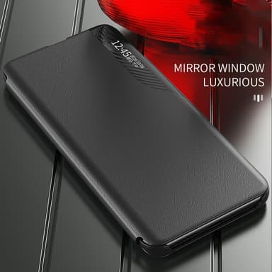 SKALO Samsung S24 Ultra Clear View Window Case - Sininen