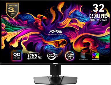 MSI MAG 321UP 31,5" QD-OLED pelinäyttö