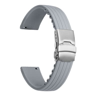 Vaihtokellon hihna Blancpain X Swatchille Harmaa