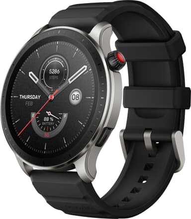 Amazfit GTR 4 -älykello, Superspeed Black