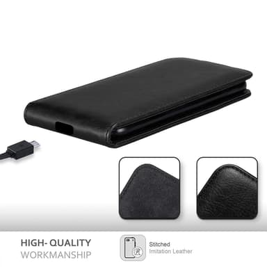 Samsung Galaxy A21s Suojakuori Lompakkokotelo (Musta)