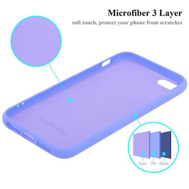 iPhone 5 / 5S / SE 2016 Suojakuori Kotelo (Violetti)