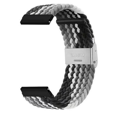 Punottu Kellon renneke Garmin Venu 2 - Musta/Valkoinen
