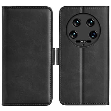 SKALO Xiaomi 14 Ultra 5G Premium Wallet Lompakkokotelo - Musta