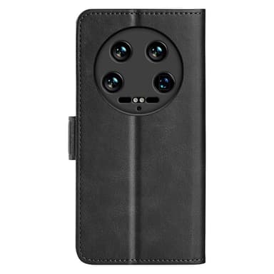 SKALO Xiaomi 14 Ultra 5G Premium Wallet Lompakkokotelo - Musta