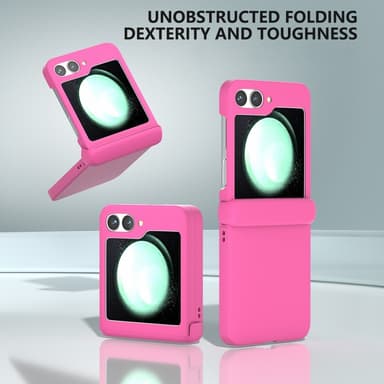 SKALO Samsung Z Flip6 Ultrathin Skin-touch Fold Suojakuori - Pinkki