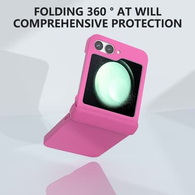 SKALO Samsung Z Flip6 Ultrathin Skin-touch Fold Suojakuori - Pinkki