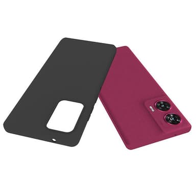 SKALO Motorola Edge 50 Fusion Mattamusta erittäin ohut TPU-suojakuori