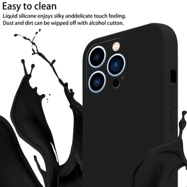 Suojakuori iPhone 13 PRO MAX Kotelo Ketju (Musta)
