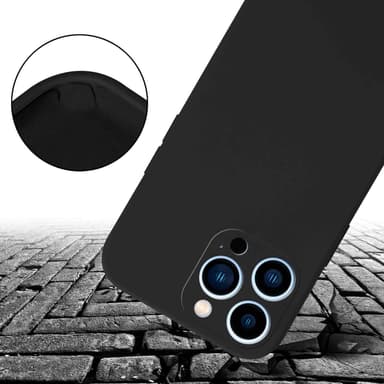 Suojakuori iPhone 13 PRO MAX Kotelo Ketju (Musta)