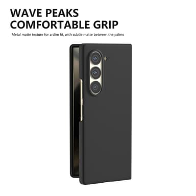 SKALO Samsung Z Fold6 Ultrathin Skin-touch Fold Suojakuori - Musta