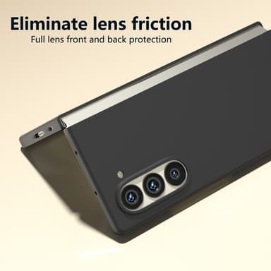 SKALO Samsung Z Fold6 Ultrathin Skin-touch Fold Suojakuori - Musta